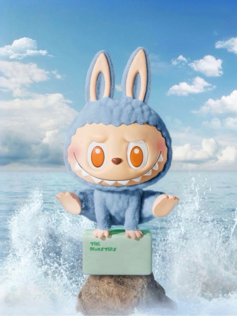 Pop Mart Labubu Show Off Lazy Yoga THE MONSTERS BNIB - Picture 2 of 12